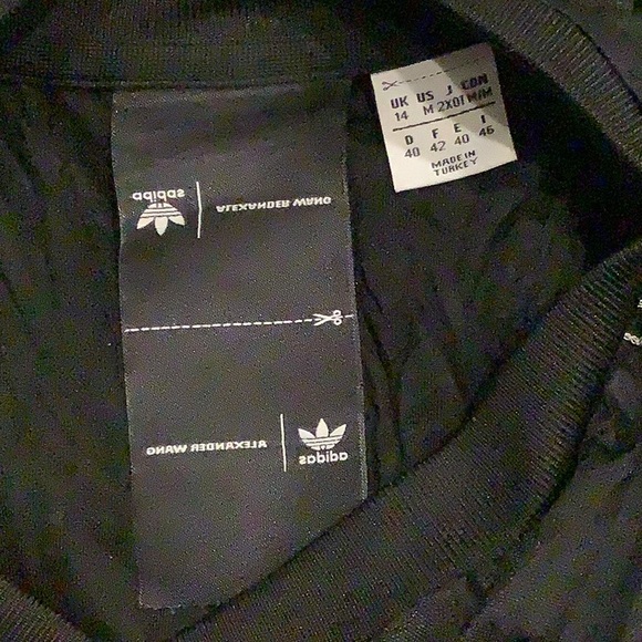 Adidas Originals x Alexander Wang Tank Dress Black Sleeveless Size Medium - Picture 7 of 10